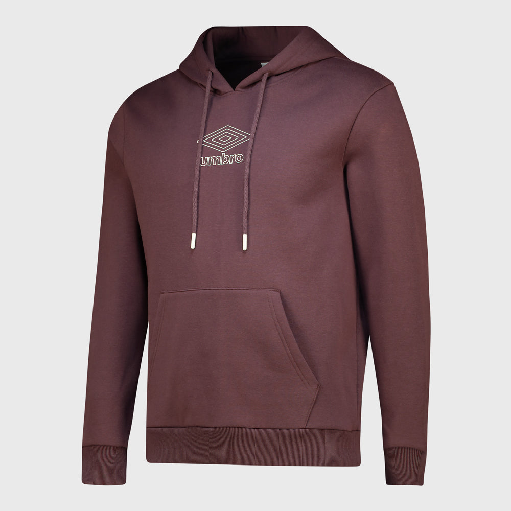 Umbro Shield Hoodie Red