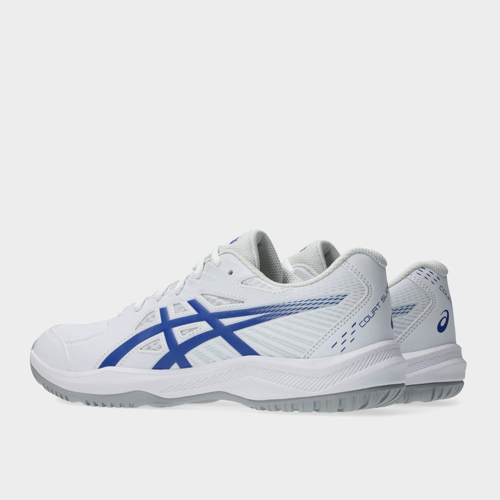 Asics Mens Court Slide 4 Sport Shoes White