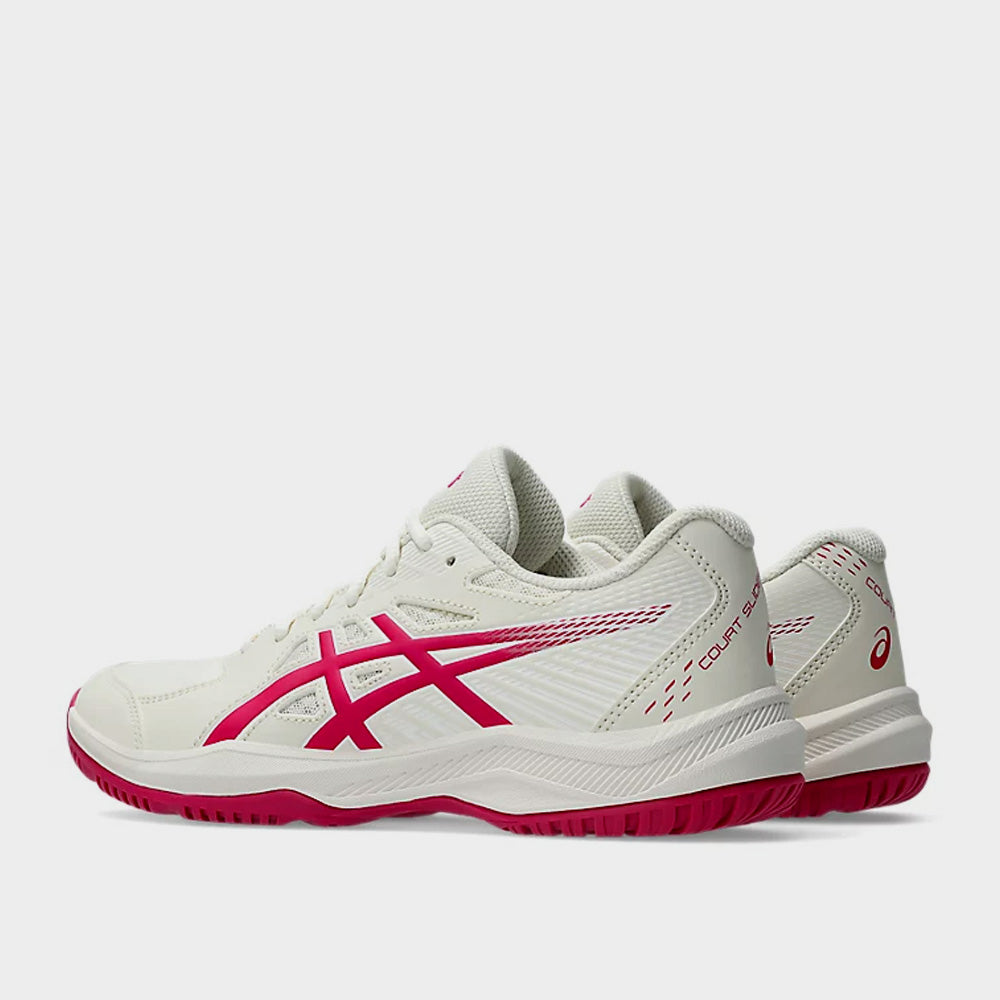 Asics Womens Court Slide 4 Sport Shoes White