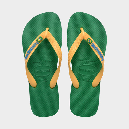 HAVAIANAS Brazil Thong Sandals GREEN
