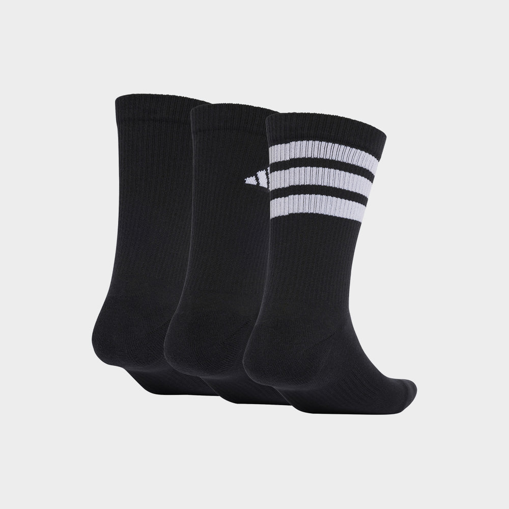 Adidas Unisex Logo 3 Pack Socks Black