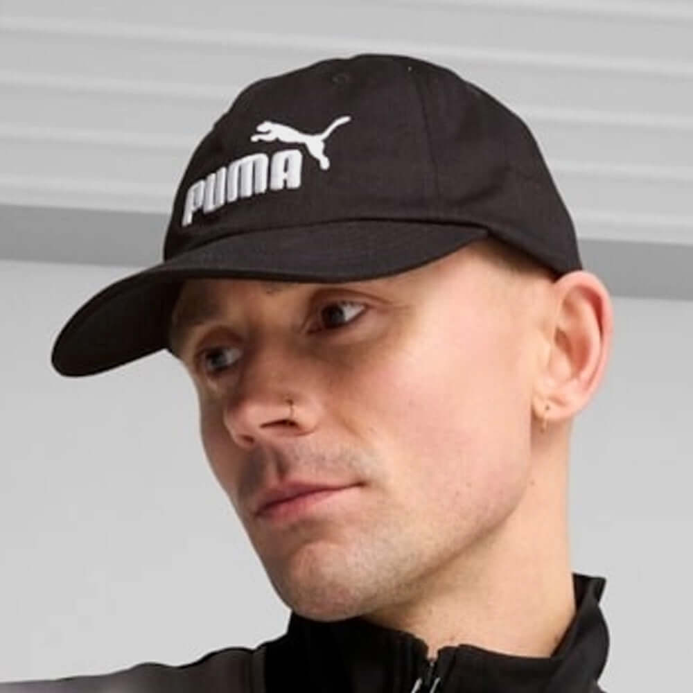 PUMA Essential Logo Baseball Cap BLACK – Tekkie Town