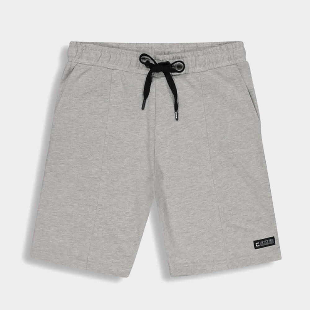 CODE MENS Knit Jog Shorts GREY