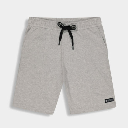 CODE MENS Knit Jog Shorts GREY