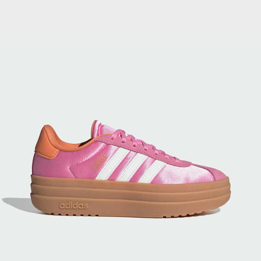 ADIDAS WOMENS VL Court Bold J Sneakers PINK
