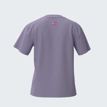 Adidas Womens Airbrush Tee Purple
