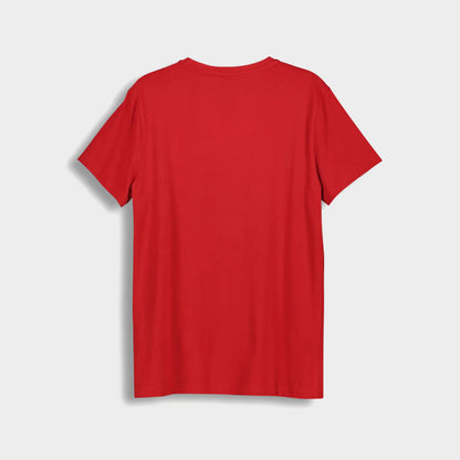 Code Mens Contrast Serif Graphic Tee Red