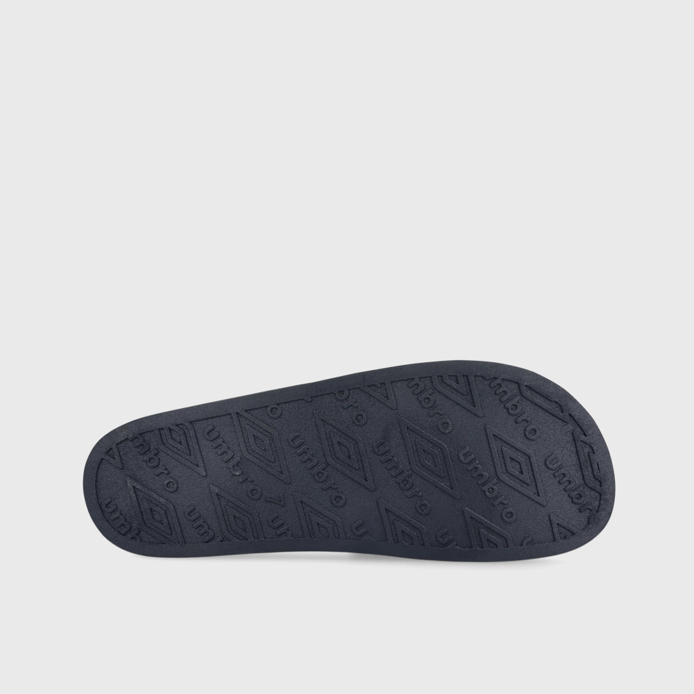 Umbro Mens Triple Logo Slides Blue