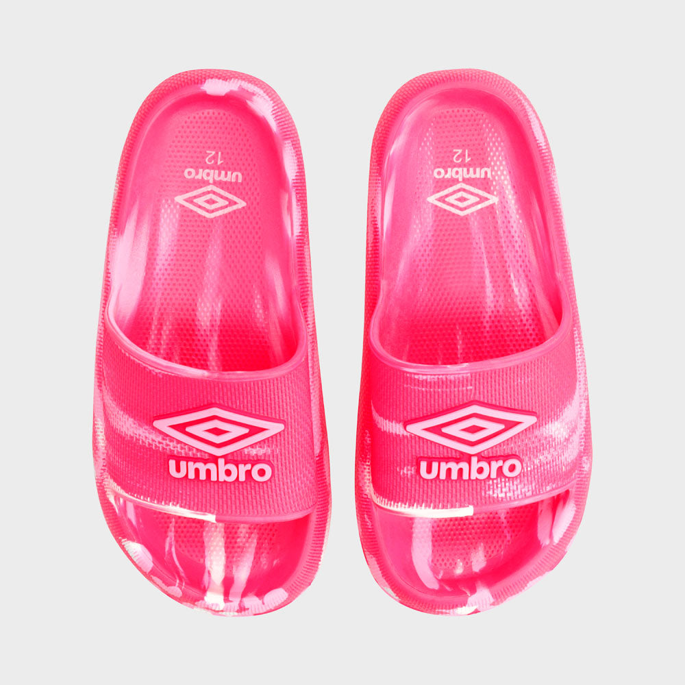 Umbro Kids Tie Dye Slide Pink