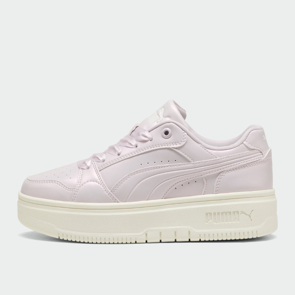 Puma Womens Rebound Femme Low Perla Sneakers Pink