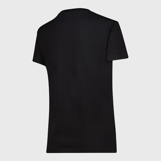 Reebok Womens Elevated Varsity Boxy Tee Black