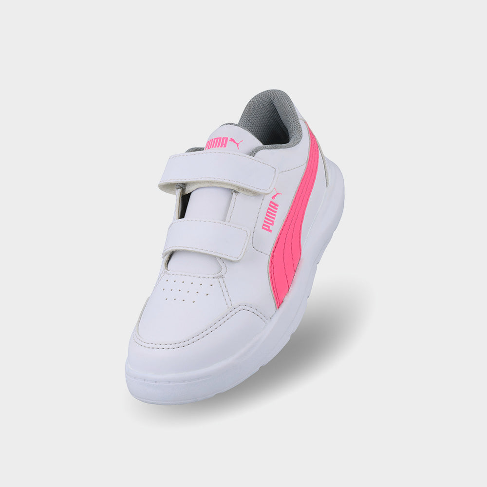 Puma Girls Evolve Court V PS Sneakers White