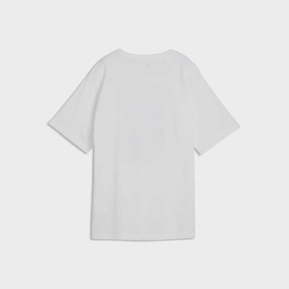 PUMA WOMENS Graphics Relaxed Flower Tee WHITE