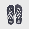 Umbro Mens Big Double Diamond Thong Sandals Navy