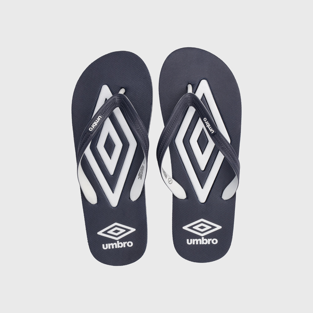 Umbro Mens Big Double Diamond Thong Sandals Navy