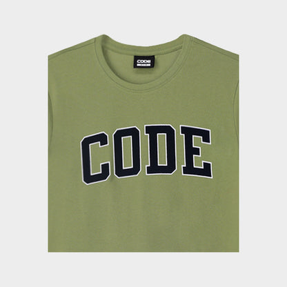 Code Mens Flock Gollegiate Graphic Tee Green
