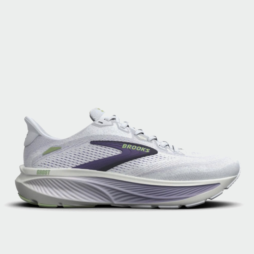 Brooks Womens Ghost 18 Running Shoes White