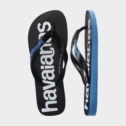 Havaianas Top Logo Mania Thong Sandals Black