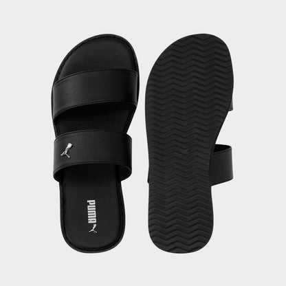 Puma Womens Gracecat Double Strap Sandals Black