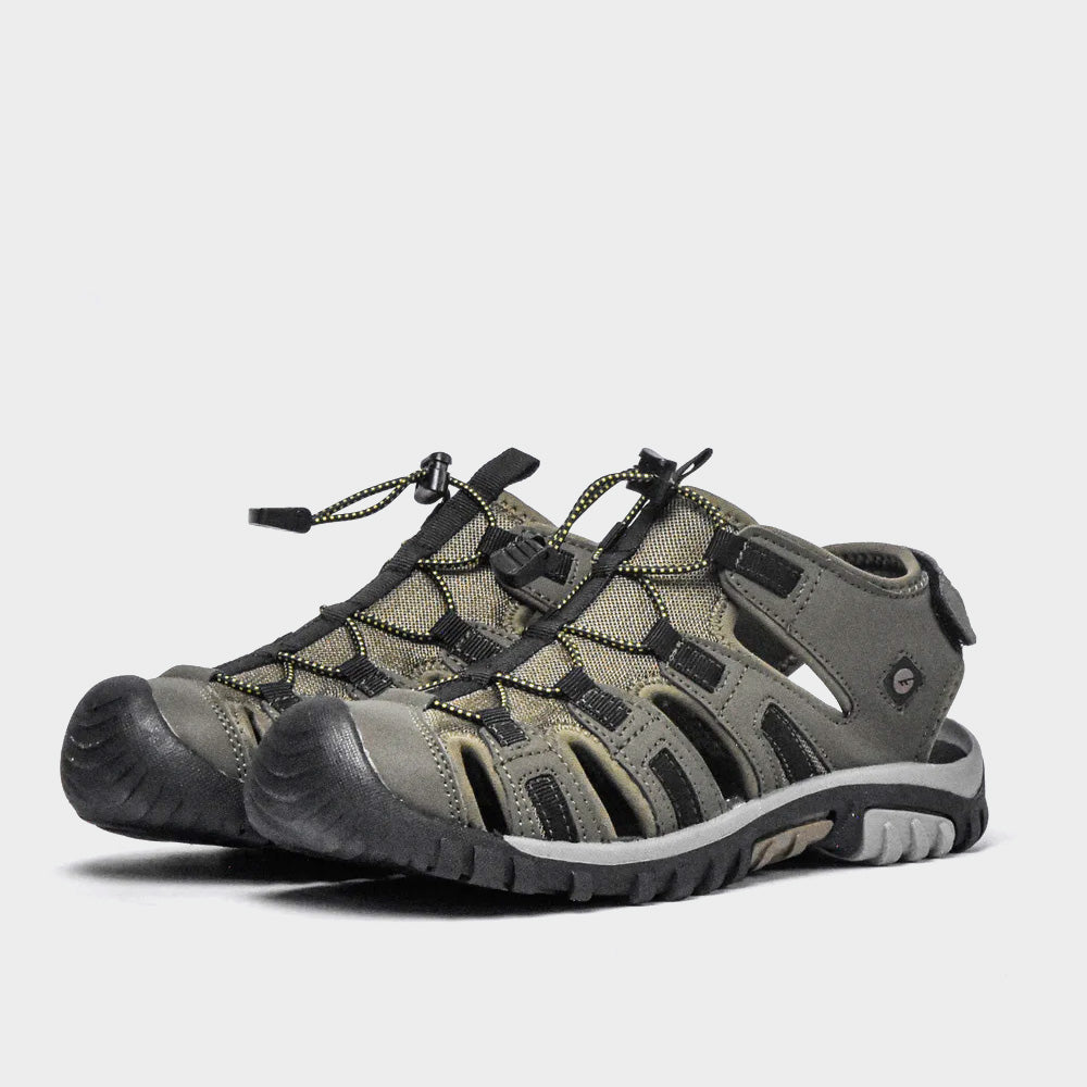 Hi-Tec Mens Cove Sport Outdoor Sandals Olive