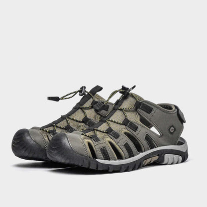 Hi-Tec Mens Cove Sport Outdoor Sandals Green
