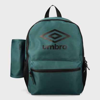 Umbro Back to School Backpack Set Green