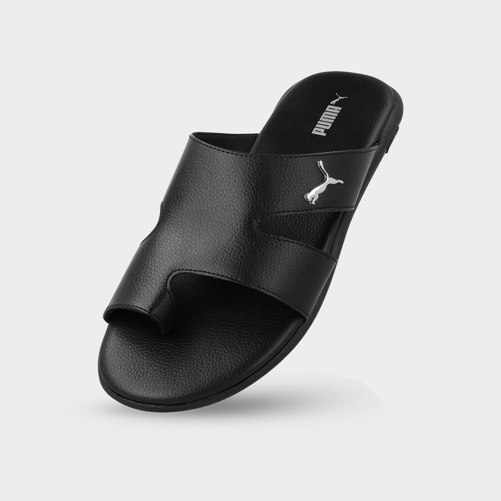 PUMA MENS Sporty Magnet Slides BLACK