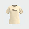 Adidas Womens Boyfriend Wordmark Tee Yellow