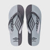 Umbro Mens Chevron Thong Sandals Grey