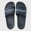 Umbro Mens Triple Logo Slides Blue