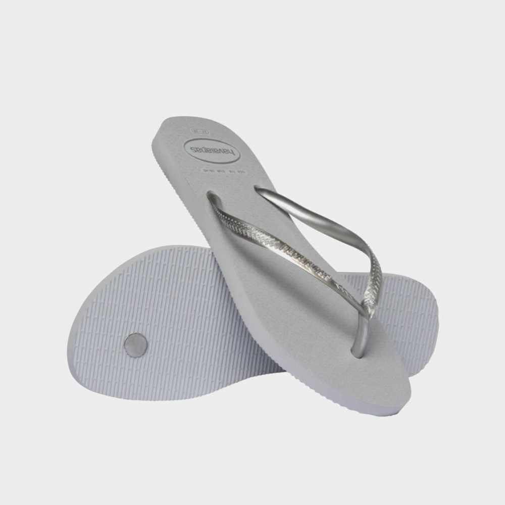 Havaianas Womens Slim Thong Sandals Grey
