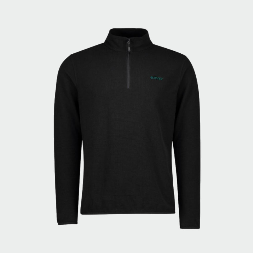 HI-TEC MENS Mens Tech Quater Zip BLACK