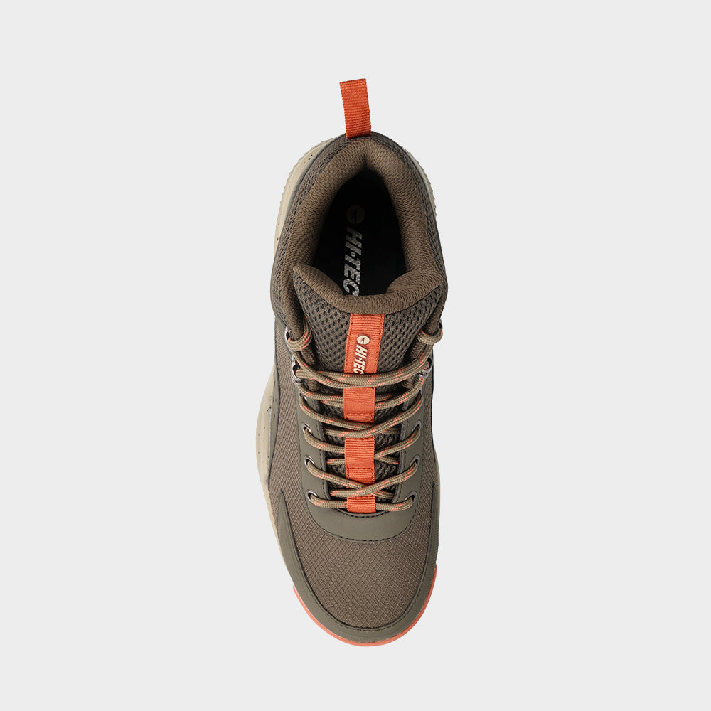HI-TEC MENS Glacier Mid Outdoor Shoes BROWN