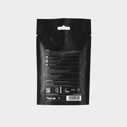 The Lab Sneaker Wipes Black