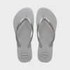 Havaianas Womens Slim Thong Sandals Grey