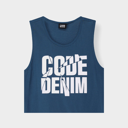 CODE MENS Graphic Vest BLUE