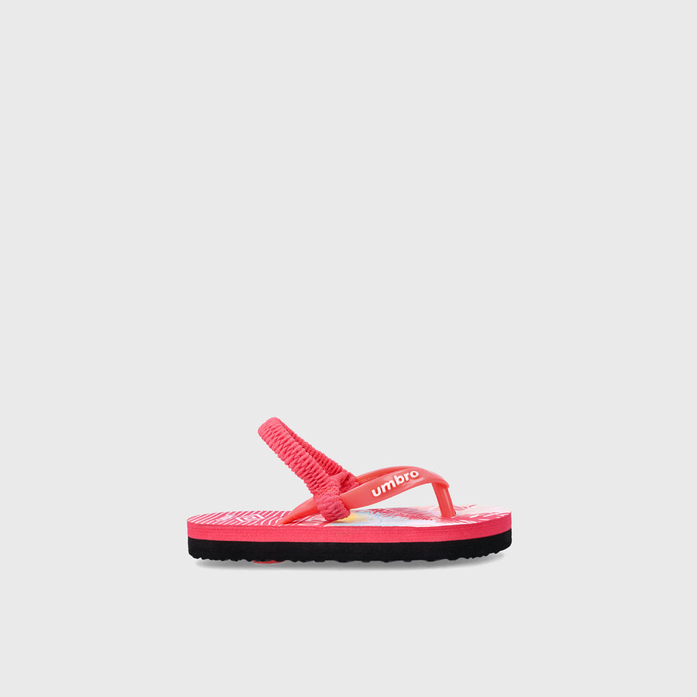 Umbro Infants Tropical Leaf Thong Sandals Pink