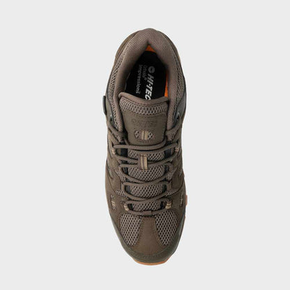 Hi-Tec Mens Ravus Vent Lite Low Hiking Shoes Brown