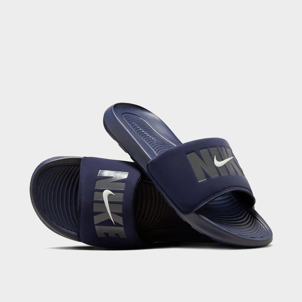Nike Mens Victori One Slides Blue
