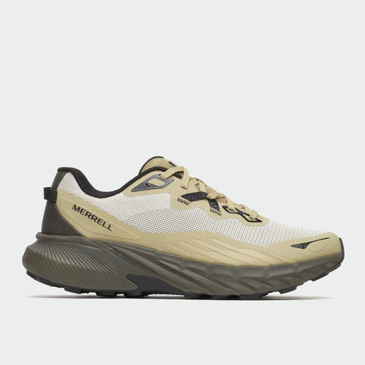 MERRELL MENS Agility Peak 5 Trail Running Shoes BEIGE