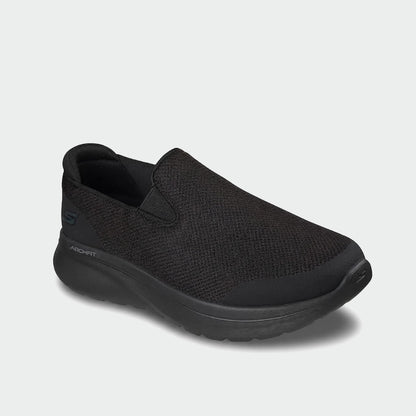 Skechers Mens Go Walk Arch Fit N Joy Sneakers Black