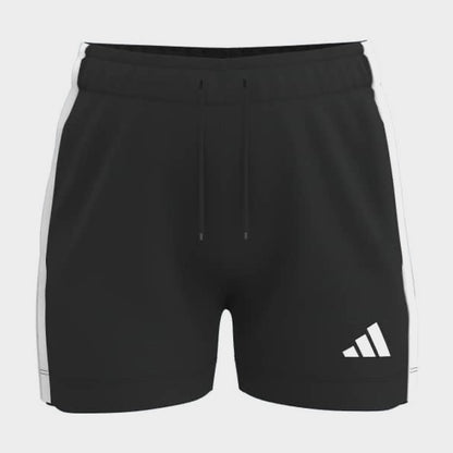 Adidas Womens 3 Stripe Short Black