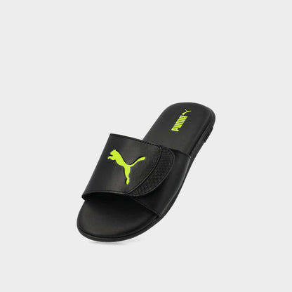 PUMA KIDS Sporty Velcro Slides BLACK