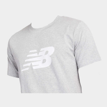 NEW BALANCE MENS Sport Logo Tee GREY