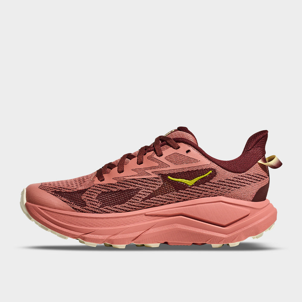 Hoka Womens Challenger 8 Trail Running Shoes Pink