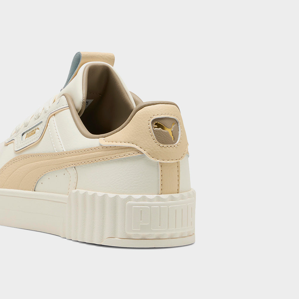 Puma Womens Carina 3.0 Luxe Sneakers Beige