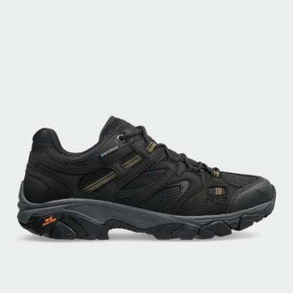 Hi-Tec Mens Ravus Vent Lite Low WP Hiking Shoes Black