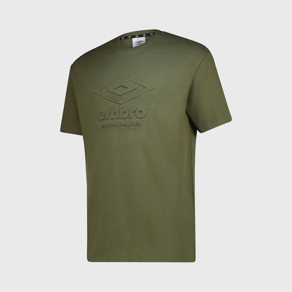 Umbro Mens Embossed Relaxed Tee Green
