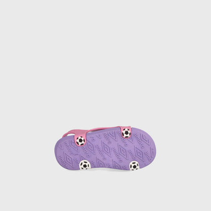 Umbro Girls Adjustable Slides Purple