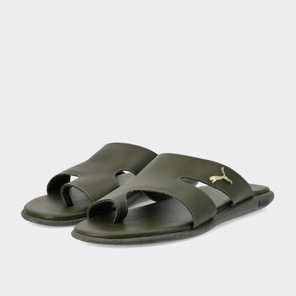 Puma Mens Sporty Magnet Slides Green